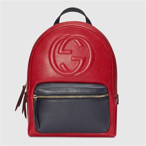 gucci soho backpack red|Gucci fanny backpack.